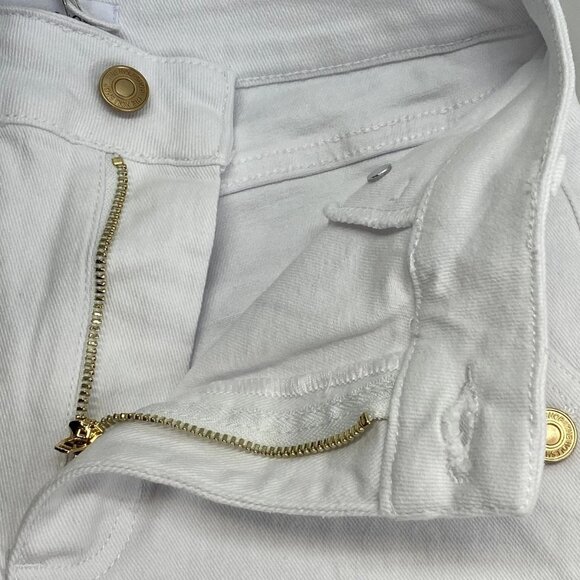 The Noli Shop Women’s Allegra Bootcut High-Rise Jeans – White – Size 28 - Picture 8 of 10